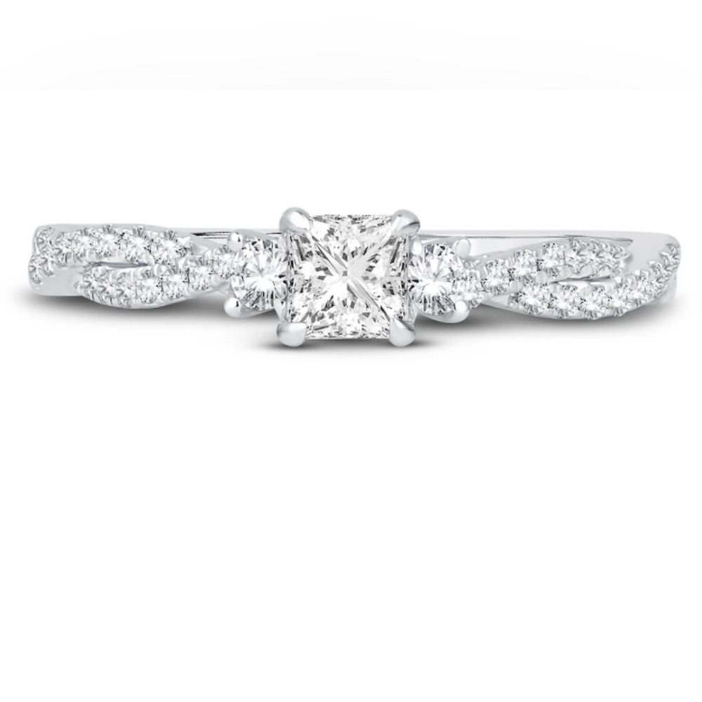 Jared Size 9 Diamond Engagement Ring